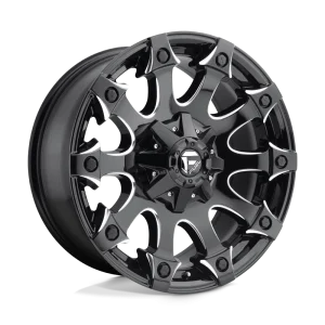 Fuel – D578 BATTLE AXE – Black – 17″x9″ -12mm – Summer Wheels – D57817909845